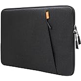 JETech Laptop Sleeve for 16-Inch MacBook Pro (M4 / M3 / M2 / M1, 2019-2024), Waterproof Bag Case with Pocket, Compatible with 16 Inch Notebook (Black)