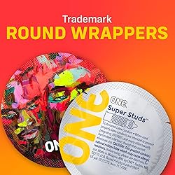 ONE® Condoms Super Studs | Textured Latex Condom