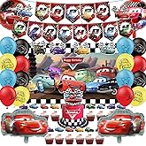 Theme Birthday Party Supplies, Party Decorations Include Happy Birthday Banner, Balloons, Backdrop, Hanging Swirl for Adult
