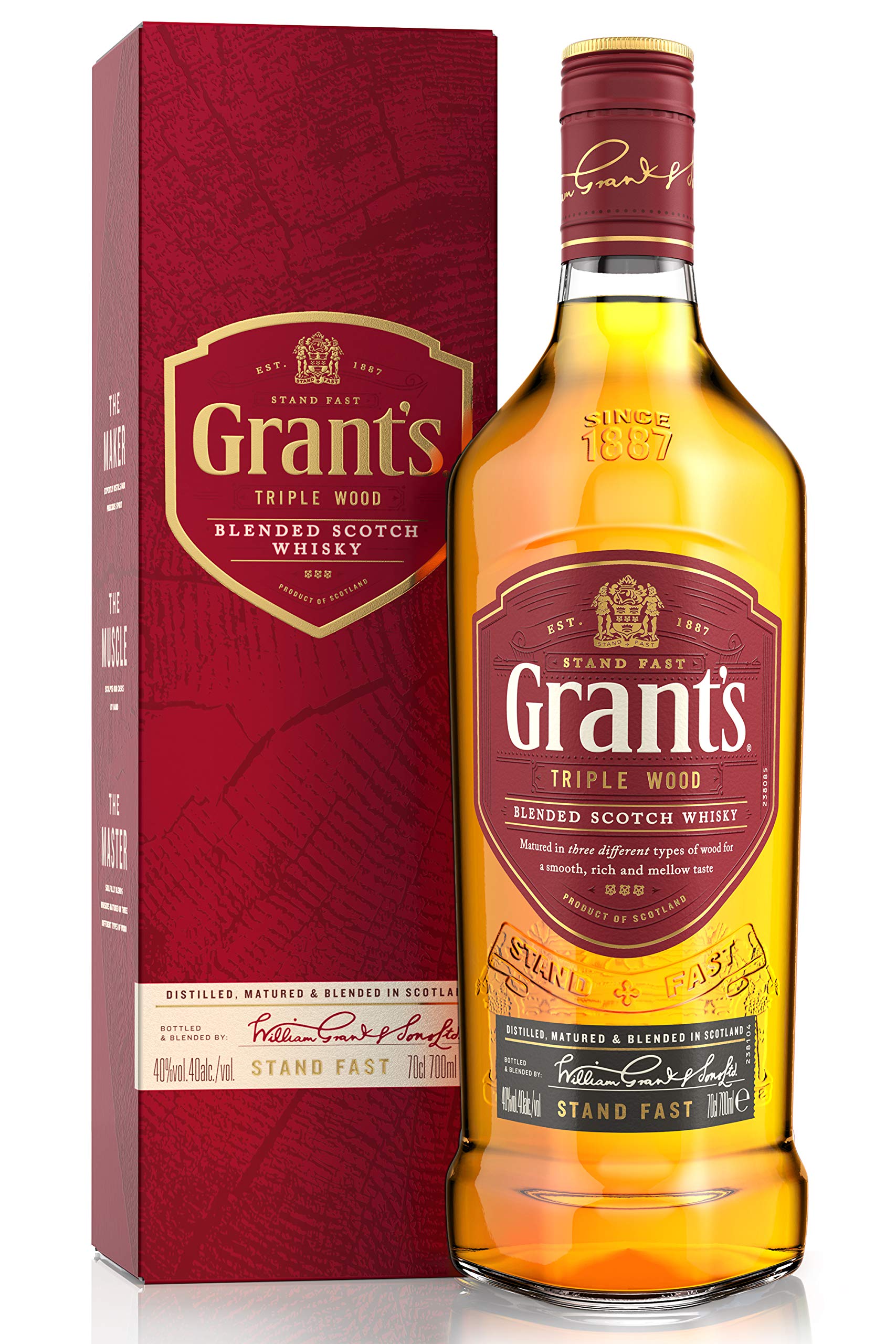 Grant's Triple Wood Blended Scotch Whisky , 70cl 3