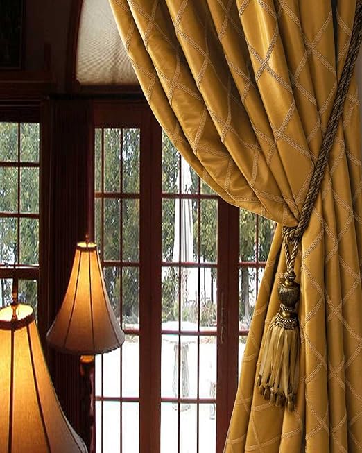 Amazon Com Slv Gold Paramount Gimp Laced Diamond Pattern Faux