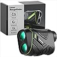 Flysocks Golf Rangefinder with Slope, 1200 Yards Laser Range Finder, 7X Magnification, Rechargeable Range Finders Golfing with Flagpole Lock Vibration, Magnetic Strip, Golf Accessories for Hunting