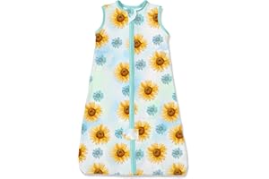 TotAha Light Sleep Sack, Stretchy, Soft, Cozy Wearable Blanket Sleep Bag with 2-Way Safe Zippers for 0-6-12-24 Months 0.5 TOG