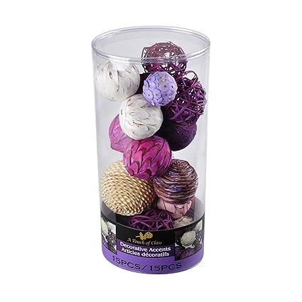 Lerman Decor Decorative Bowl Fillers Purple Amazon Co Uk
