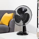 Zanussi 12" Portable Desk Fan, 3 Speed, Oscillation, Quiet Operation view 2