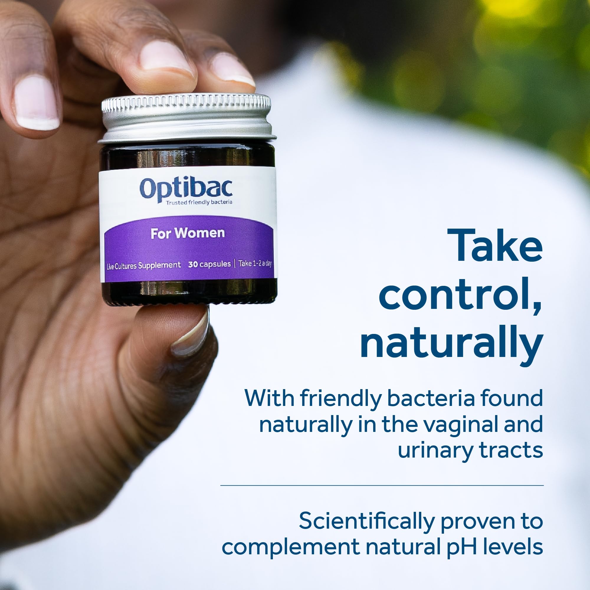 Optibac Probiotics for Women - Vaginal Probiotics - Most Researched Strains for Intimate Flora - Lactobacillus Reuteri RC-14 & Lactobacillus Rhamnosus GR-1-90 Vegan Capsules