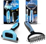 Fur Magic Deshedding Tool & Dematting Comb Bundle – Medium Size