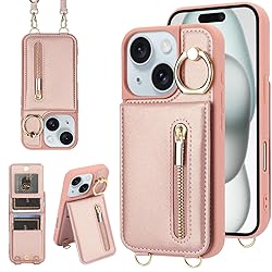 Jcxtrombulous Crossbody Wallet Case for iPhone 15