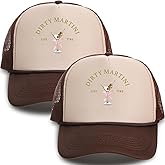 Hercicy Dirty Martini Social Club Trucker Hat Drinking Baseball Hat Adjustable Club Party Cap for Bachelor Bachelorette