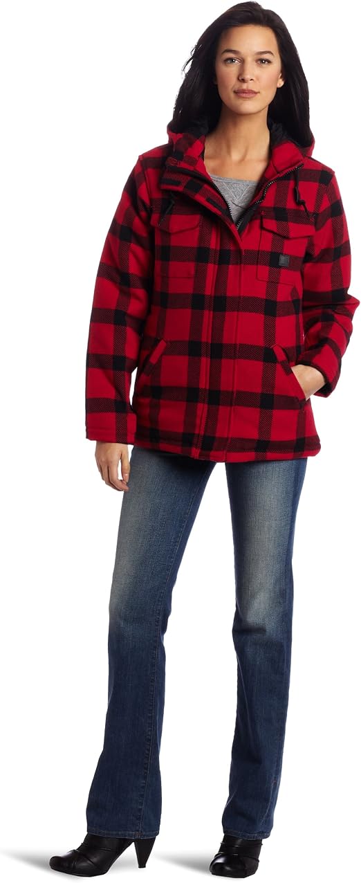 ladies wool parka