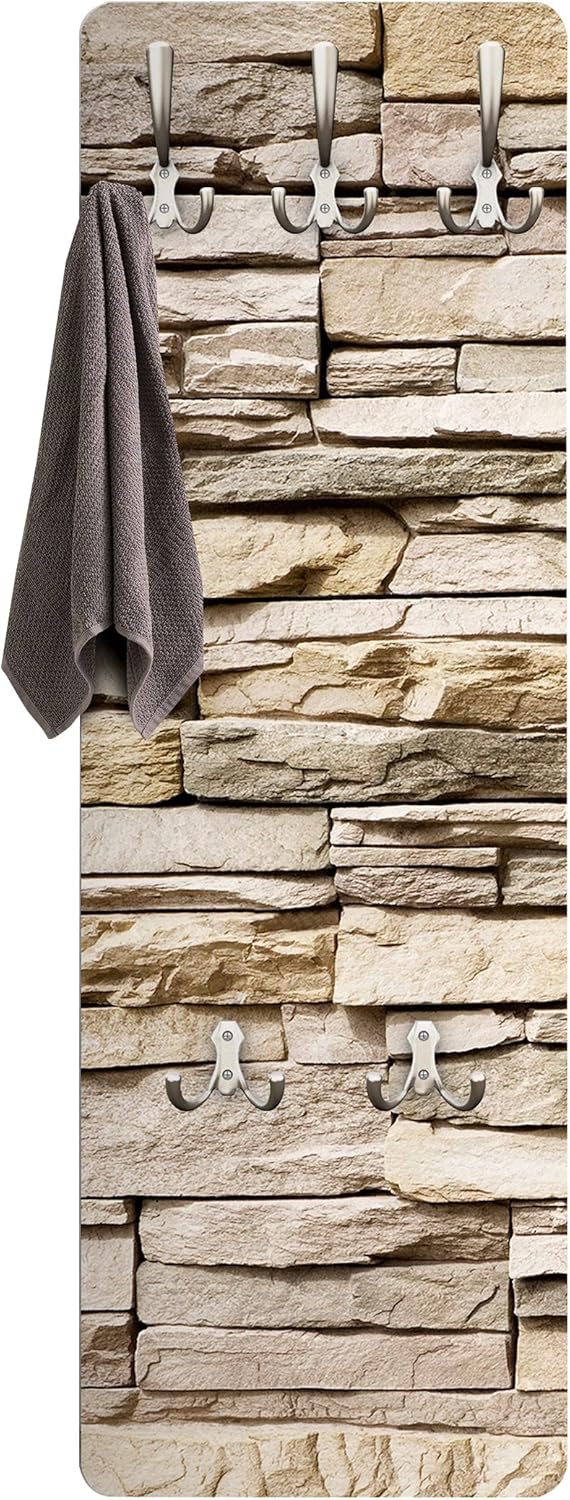 Perchero pared piedra | Percheros de pared, percheros de pie...