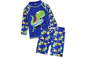 VAENAIT BABY Toddler Kids Boys UPF 50+UV Protection Quick Dry Rashguard Swimsuit Bathing Suit 2-8 Years