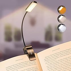 Gritin 9 LED Rechargeable Book Light for Reading in