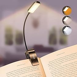 Gritin 9 LED Rechargeable Book Light for Reading in