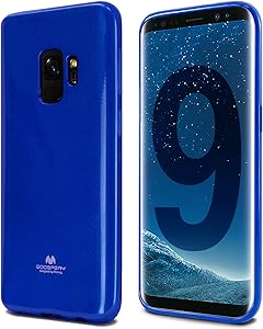 Goospery Pearl Jelly for Samsung Galaxy S9 Case (2018) Slim Thin Rubber Case (Navy Blue) S9-JEL-NVY