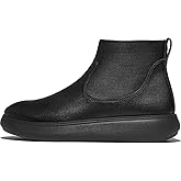 FitFlop womens Iq-comff Leather Zip Ankle Boots