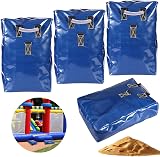 PEUTIER 4pcs Vinyl Sandbags Anchor Weights for Bounce Houses Water Slides Tents view 1