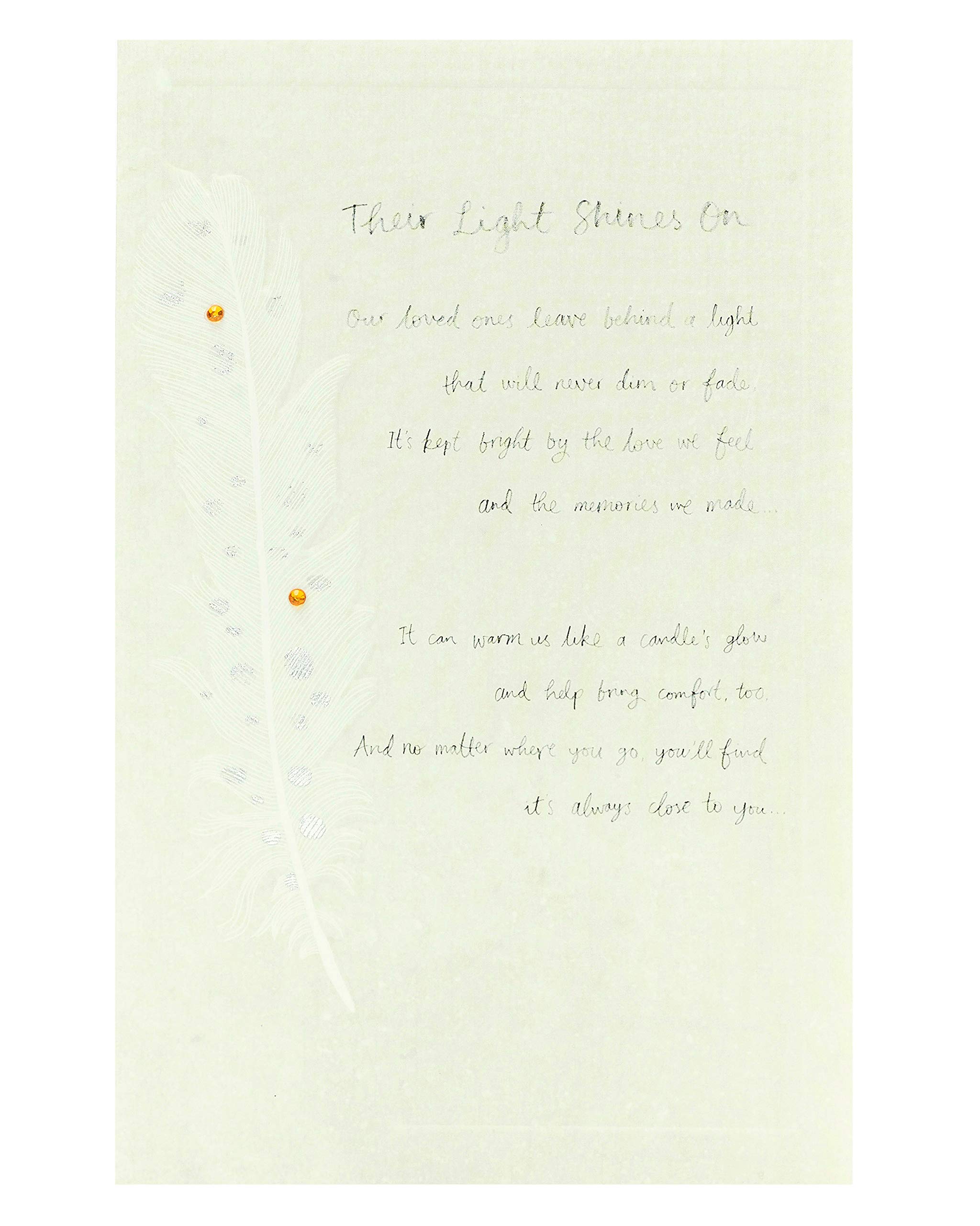 UK Greetings Sympathy Card for Him/Her/Friend - Thoughtful Design