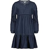 Lucky Brand Girls Long Sleeve Lightweight Denim Dress