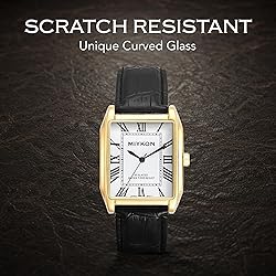 Miykon Vintage Watches for Men - Tank Square Gold