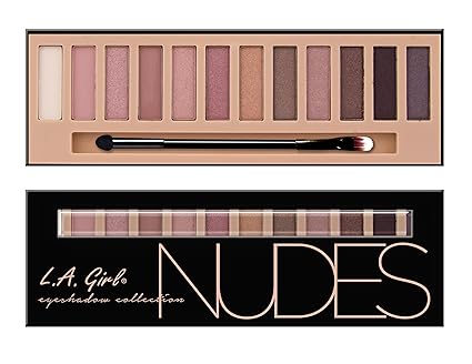L.A. Girl Beauty Brick Eyeshadow, Nudes, 12g