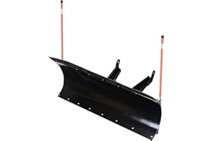 MOTOALLIANCE 72 inch DENALI Pro UTV Snow Plow Kit in BLACK - 2014-2023 Kawasaki Teryx and Teryx LE (2-seater)