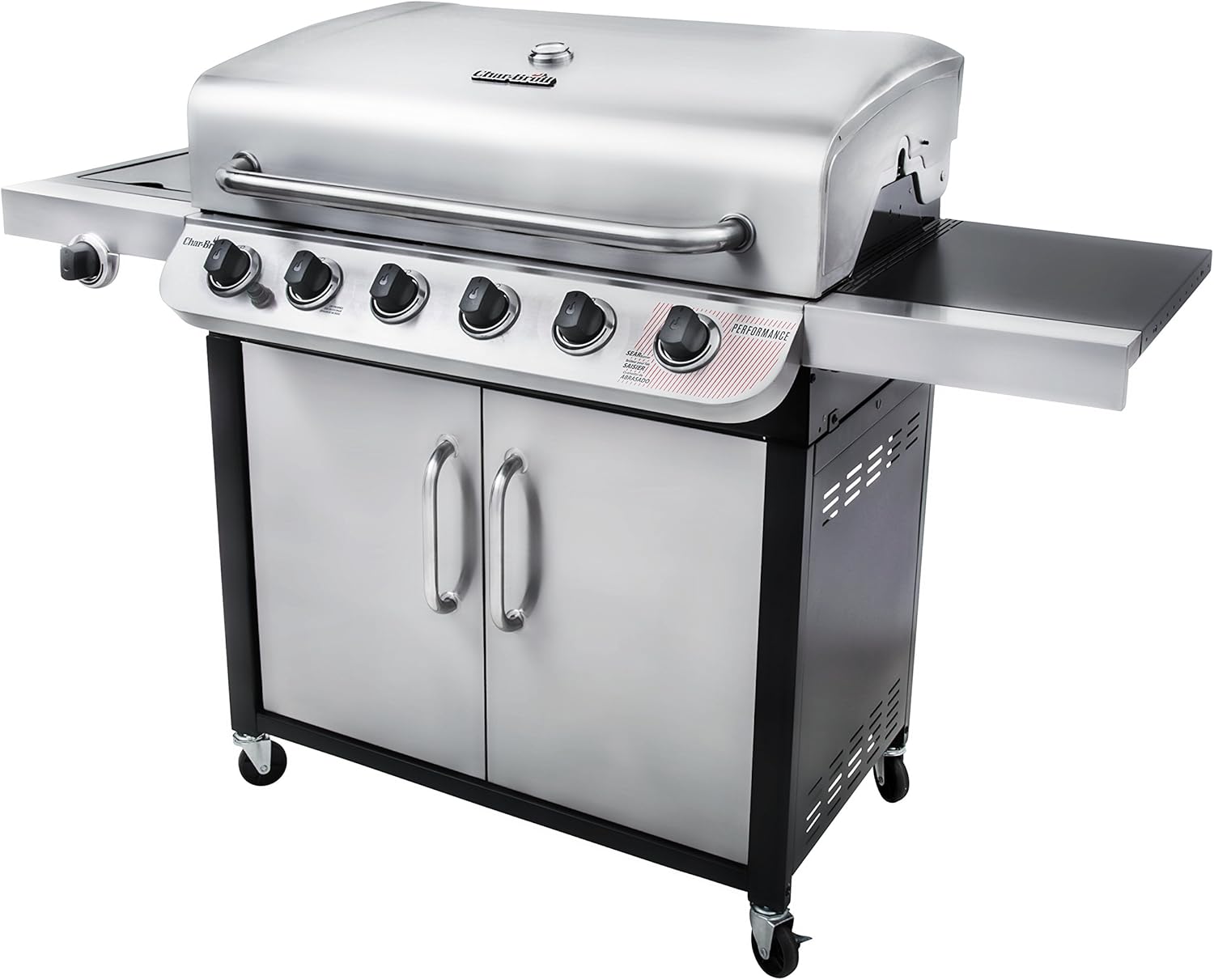 review Char-Broil Performance 650 6-Burner Cabinet Liquid Propane Gas Grill