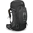 Osprey Atmos AG 65L Men's Backpacking Backpack, Black, L/XL