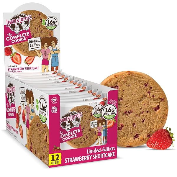 LENNY & LARRY’S PROTEIN COOKIE, STRAWBERRY SHORTCAKE –...