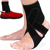 Omeer AFO Foot Drop Brace For Walking For Men and Women (Left) | Foot brace designed for daily use. Drop foot braces to wear with shoes or barefoot. Ideal drop foot brace for support.