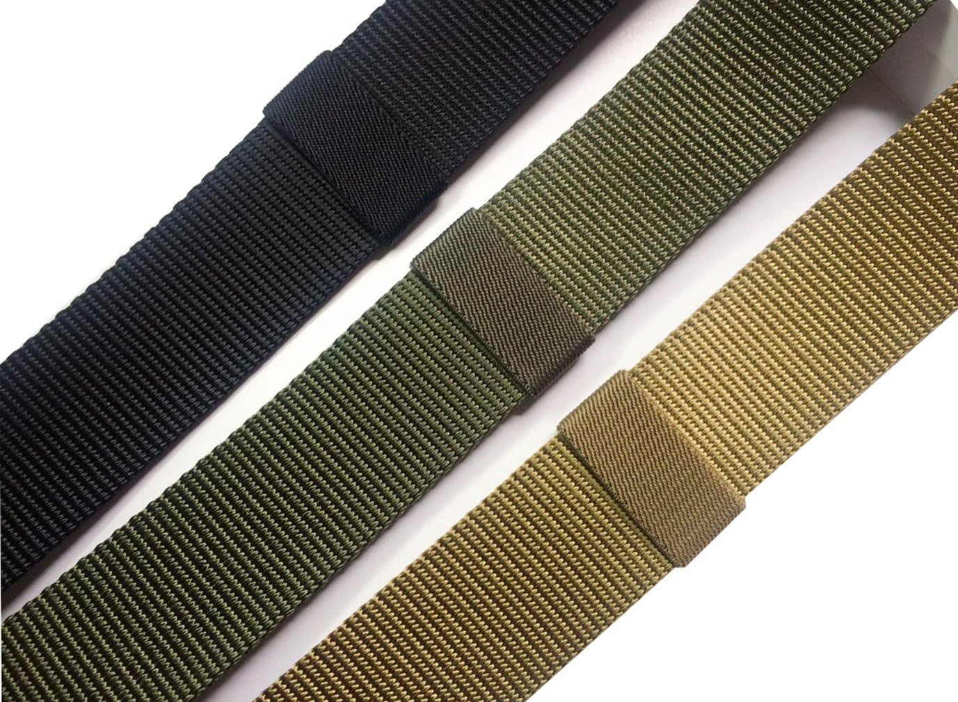 Belt Keepers, MiWoo Tactical Nylon Elastic  Belt Loop keeper (Black