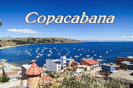 Amazon ボリビアチチカカ湖コパカバーナパズル木製ジグソーパズル大人用1000ピース旅行のお土産贈り物 木製パズル おもちゃ