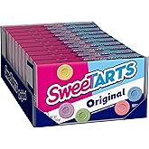 SweeTARTS Original Candy, Sweet &amp; Tart, Theater Box, 5 oz, Pack of 10 | Classic sweet tart tablets, concession theater box, movie night, party bowls, sharing