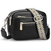 GAEKEAO Small Crossbody Bags For Women Vegan Leather Trendy Purses Shoulder Handbags Travel with Adjustable Wide Strap