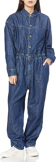 Amazon Co Jp リー ジャンプスーツ 80s レディース 服 ファッション小物