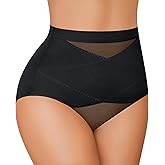 MERYOSZ Mesh Tummy Control Shapewear Panties - Seamless Underwear Shapewear for Women Faja Body Shaper Girdle