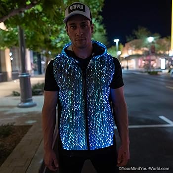led hoodie rave