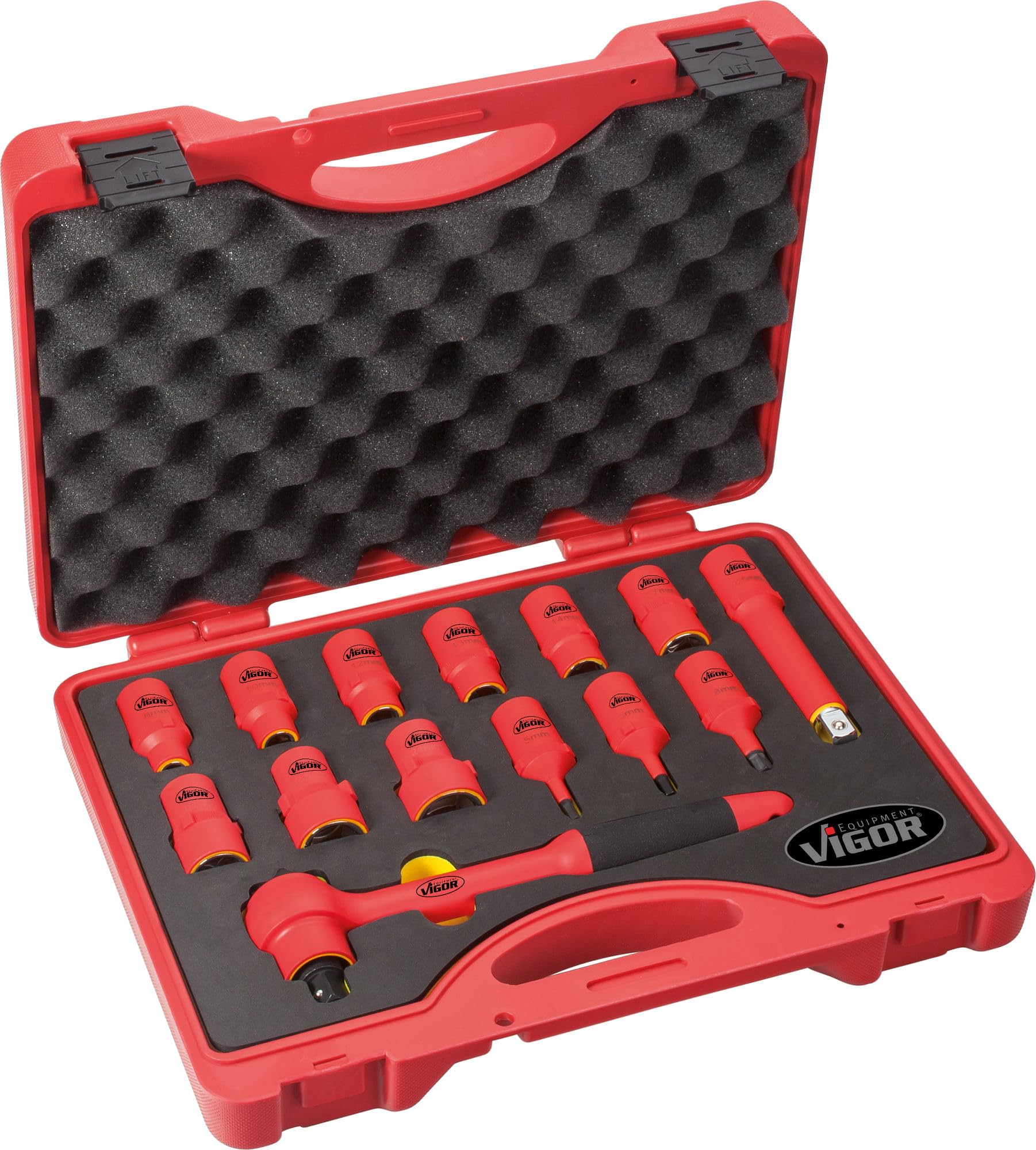 Vigor Vigor_V3343 Vde Socket Set (14-Piece)