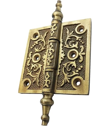 Baldwin 3.5 in. x 3.5 in. Lifetime Polished Brass Square Hinge
