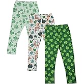 Unique Baby Girls Everyday Leggings 3 Pack for Toddler and Kids