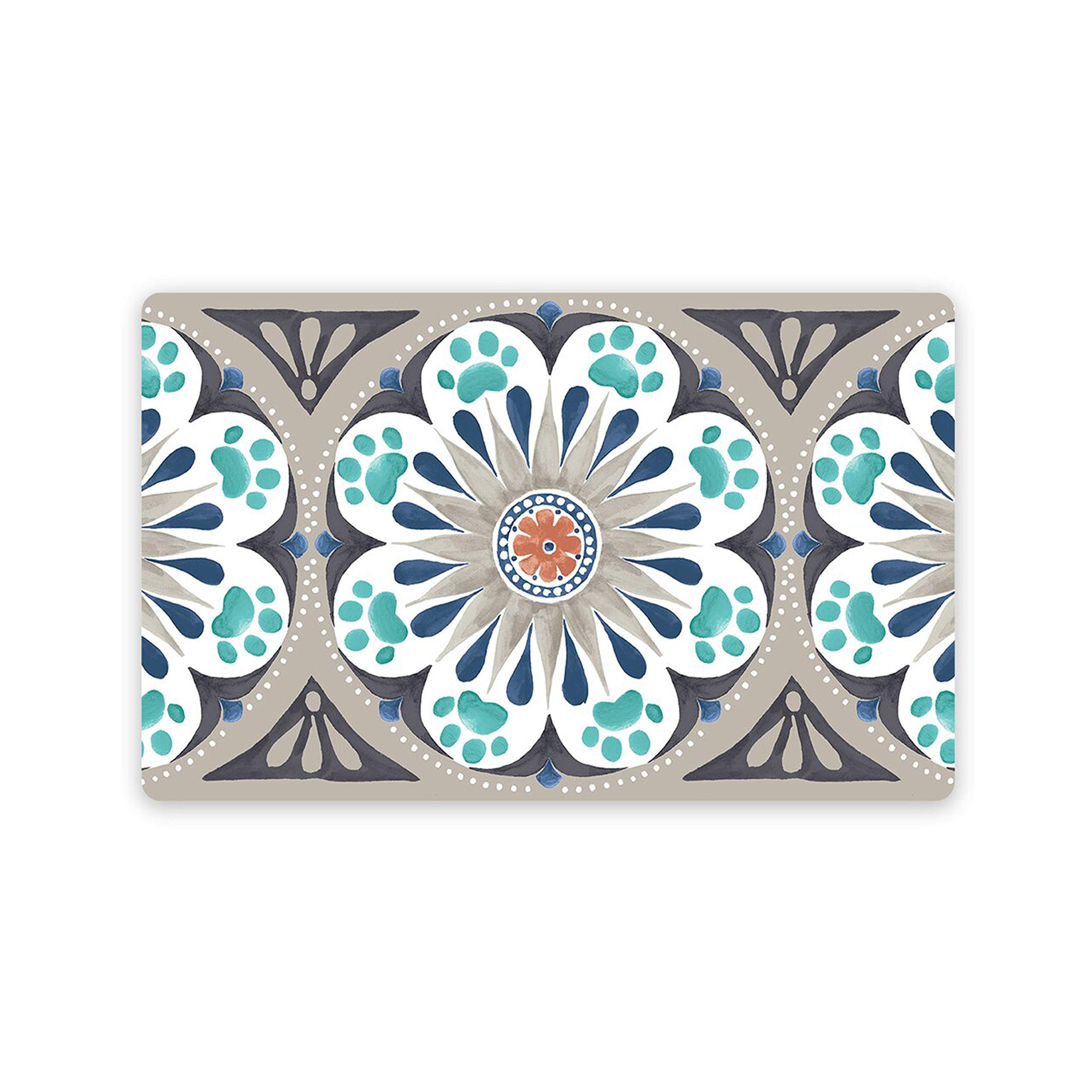 Carmel Medallion Melamine - Placemat - Grey