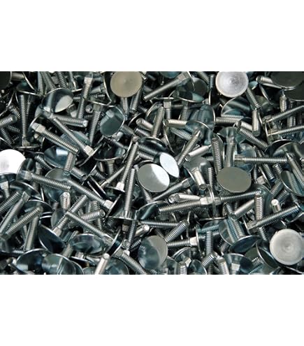 Lexar Industrial 100-Pack Flat Elevator Bolts – 5/16-18 X 1-1/2 Inch – Zinc Plated Steel, Flush Mount