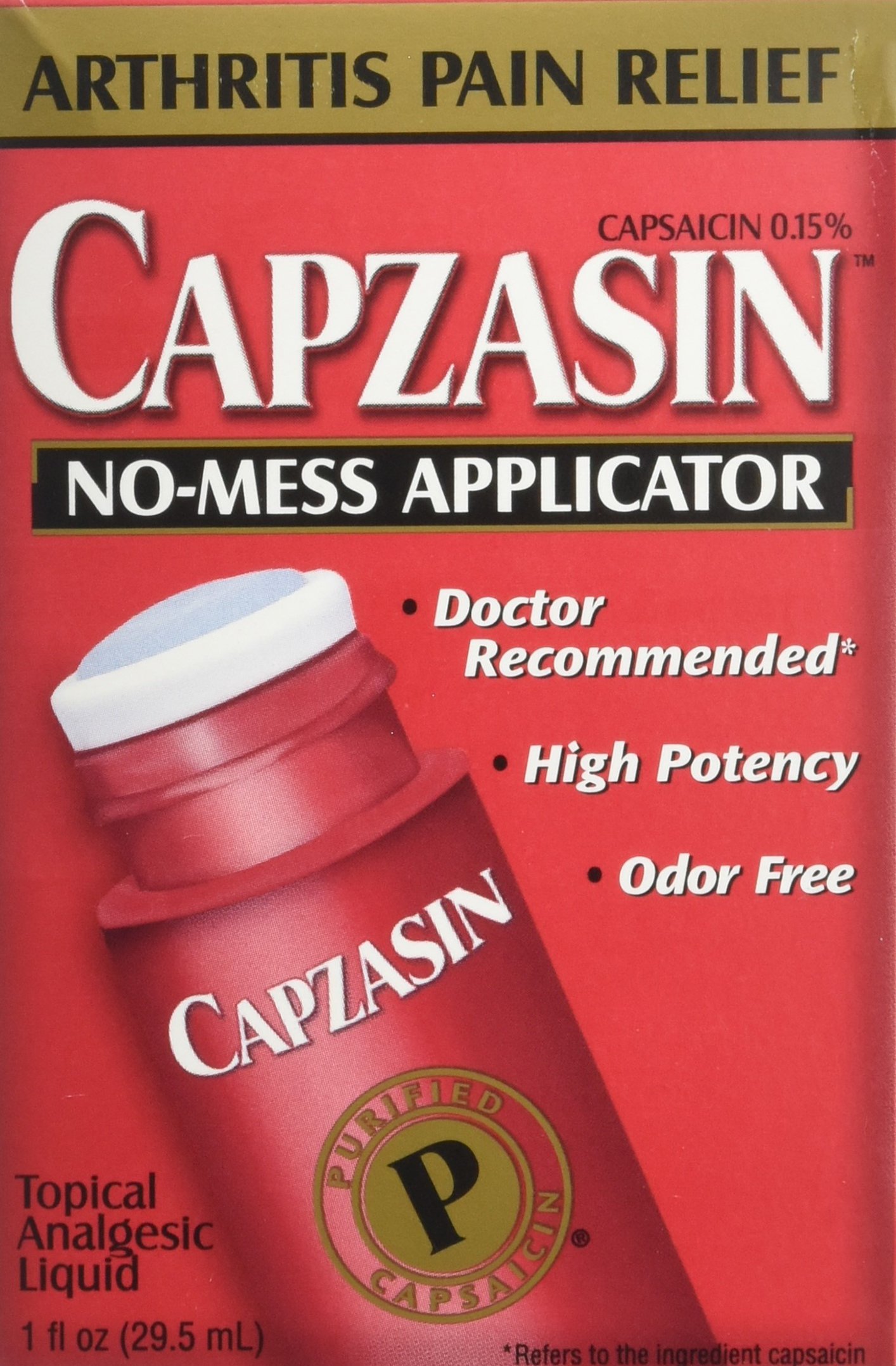 Capsaicin Arthritis Roll On w.NoFuss Applicator /1 oz Bottle Buy