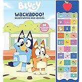 Bluey: Wackadoo! Bluey Words and Sounds - Interactive Book - 30 Buttons Play Words and Sounds - PI Kids