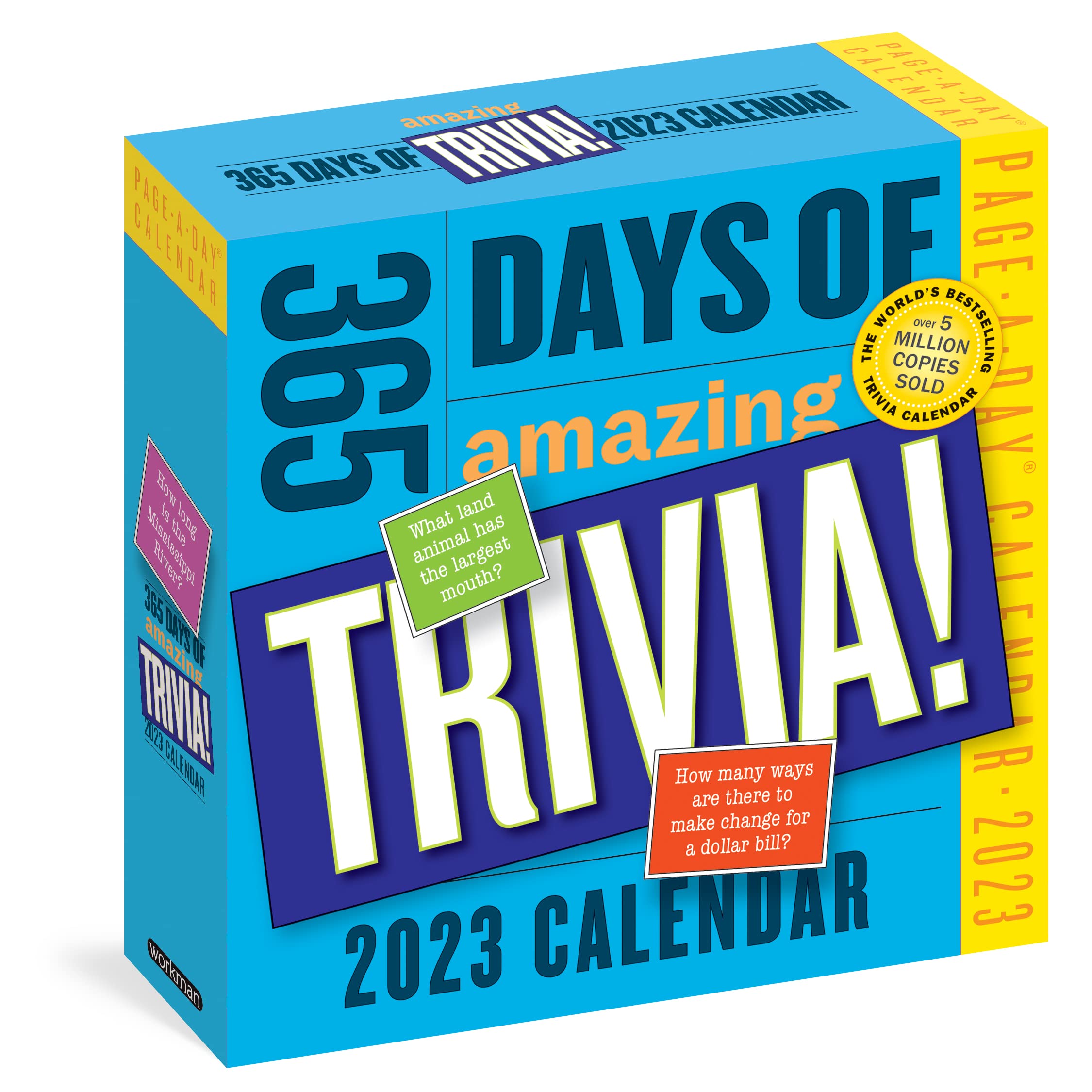 2023 Calendar 365 Buy 365 Days Of Amazing Trivia Page A Day Calendar 2023 Book Online At Low Prices In India 365 Days Of Amazing Trivia Page A Day Calendar 2023 Reviews Ratings Amazon In