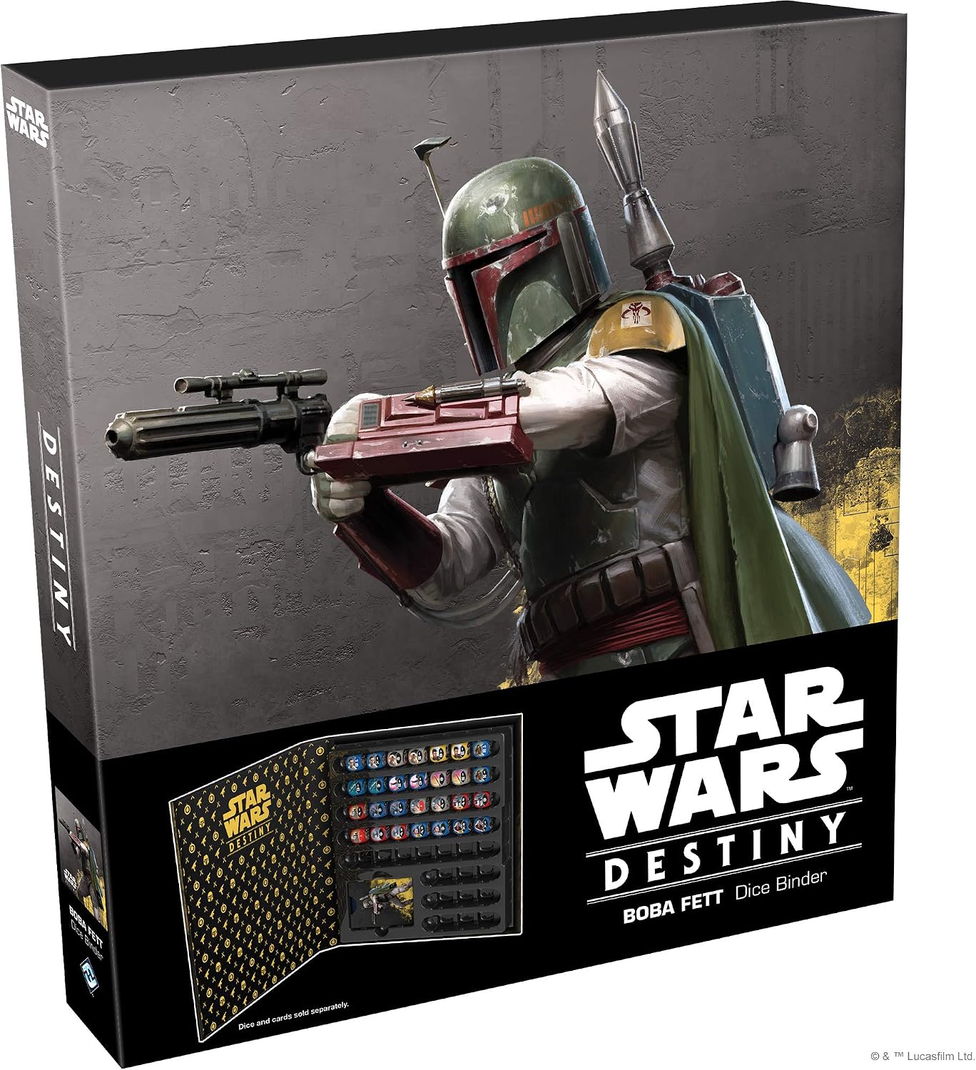 Star Wars Destiny: Boba Fett Dice Binder, Black