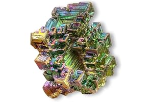 Natural Bismuth Ore,Rainbow Bismuth, Metal Crystal,Crystal Gifts,Mineral Specimen,Home Decoration,Rainbow Bismuth, Metal Crys