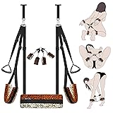 Leopard Print Door Sex Swing & Bondage Slave BDSM