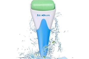 MAVERE Ice Roller for Face & Eye - Reduce Puffiness, Migraine & Pain Relief, Women's Gifts, Facial Skin Care Massage Tool for Wrinkles, Fine Lines & Minor Injuries (Green)