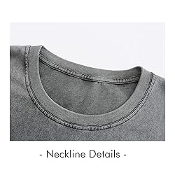 4 Pack Mens Oversized T Shirts Acid Wash T Shirt